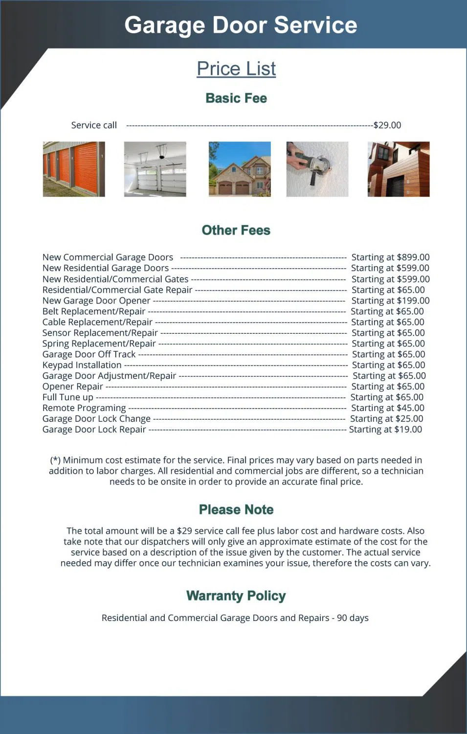 Golden Garage Door Service Miramar, FL 954-302-7926